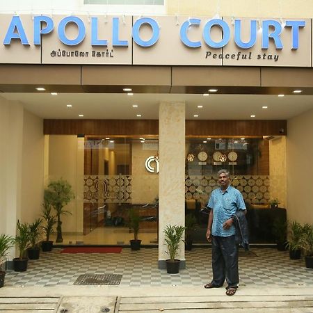 Apollo Court Hotell Chennai Exteriör bild