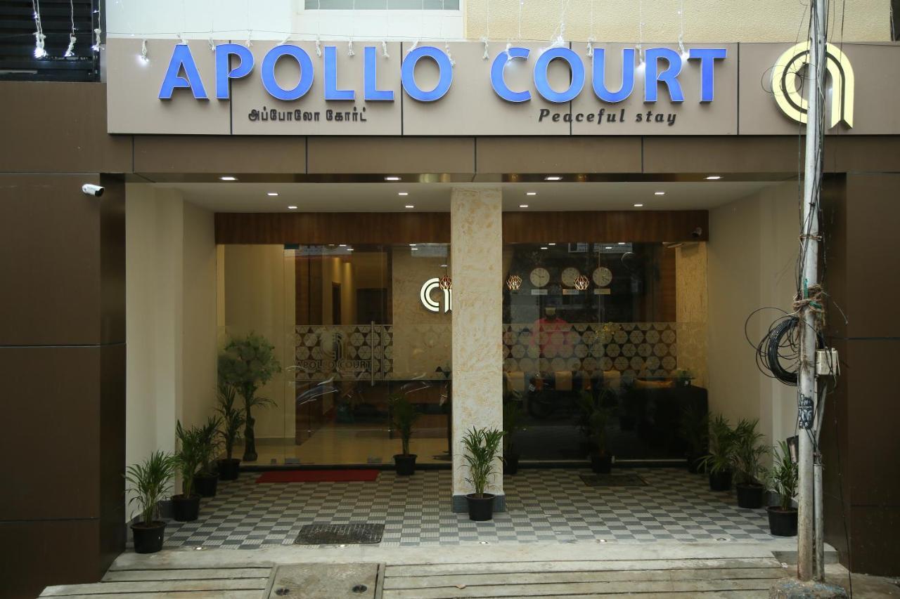Apollo Court Hotell Chennai Exteriör bild
