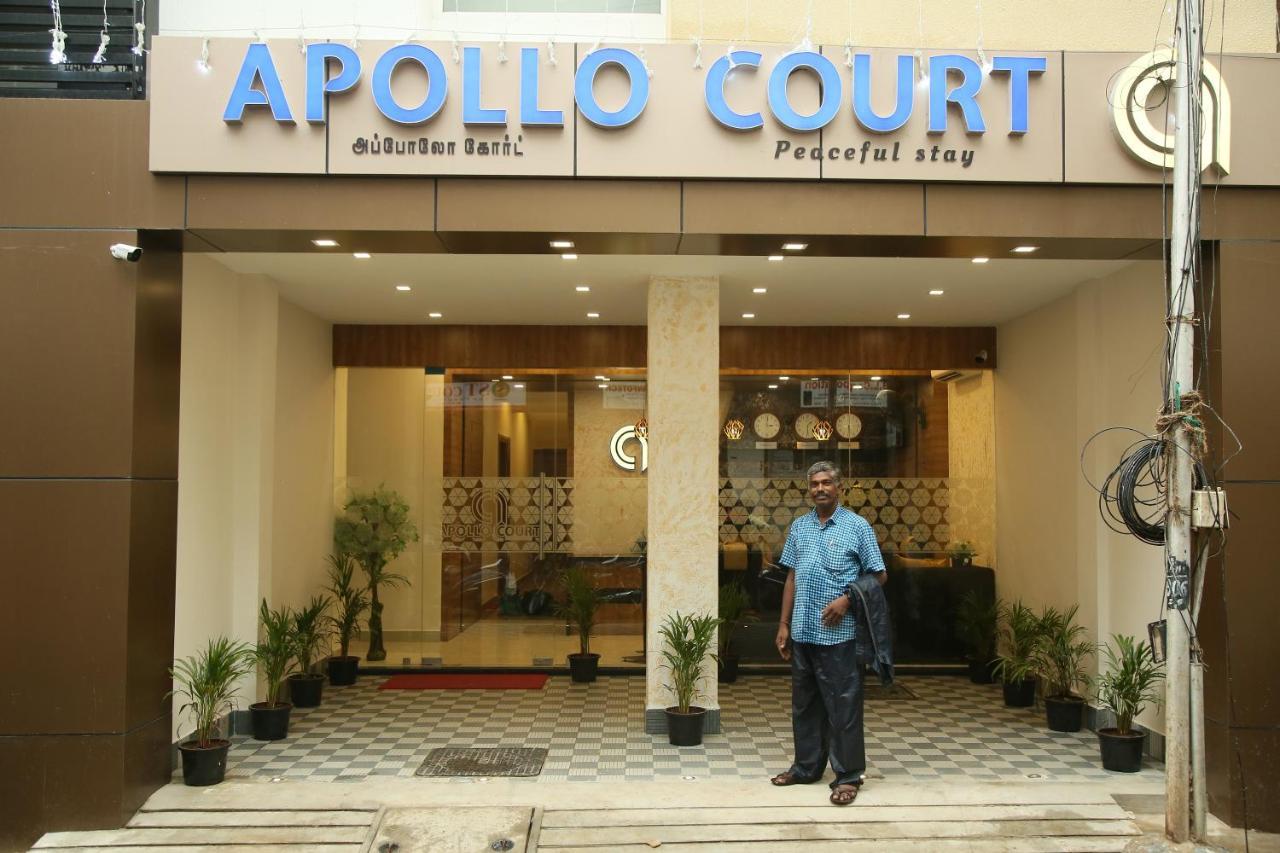 Apollo Court Hotell Chennai Exteriör bild