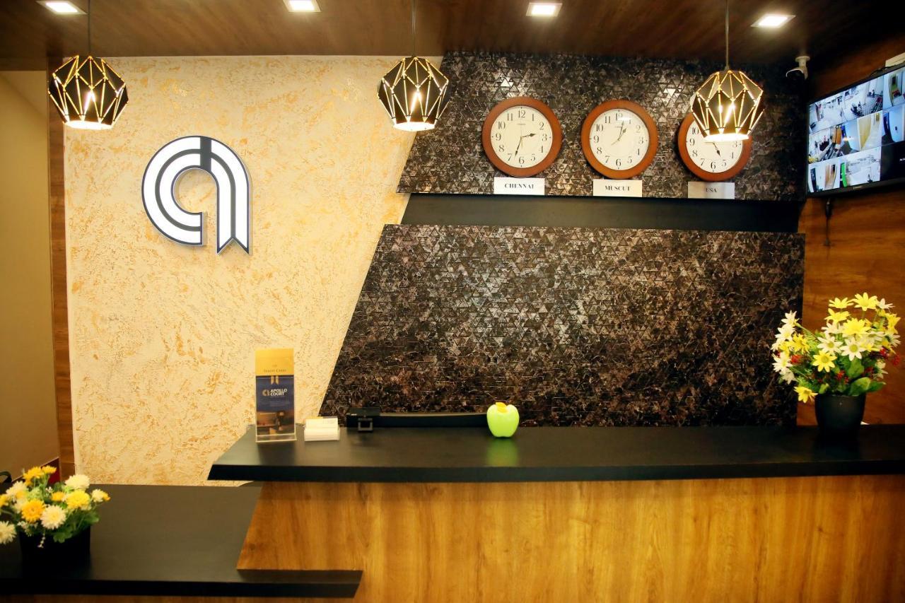 Apollo Court Hotell Chennai Exteriör bild