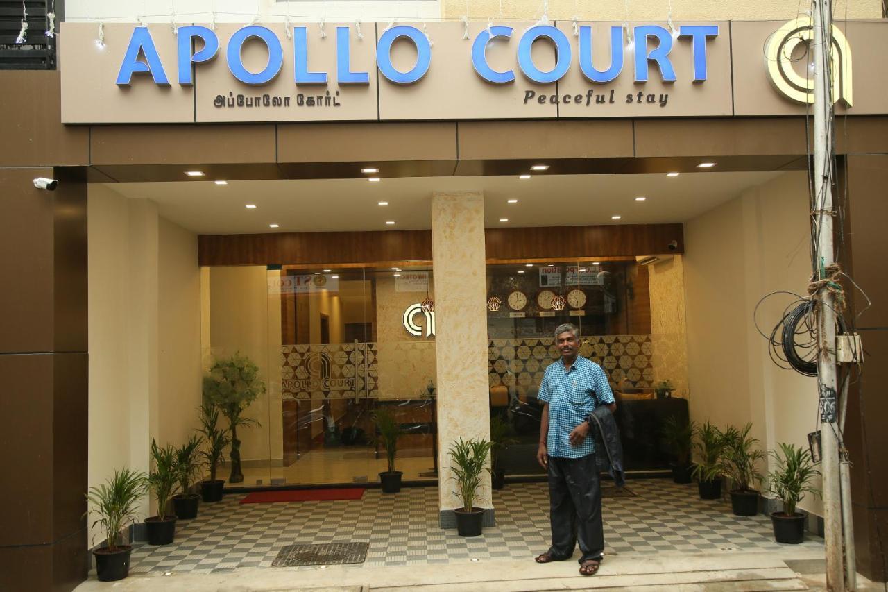 Apollo Court Hotell Chennai Exteriör bild